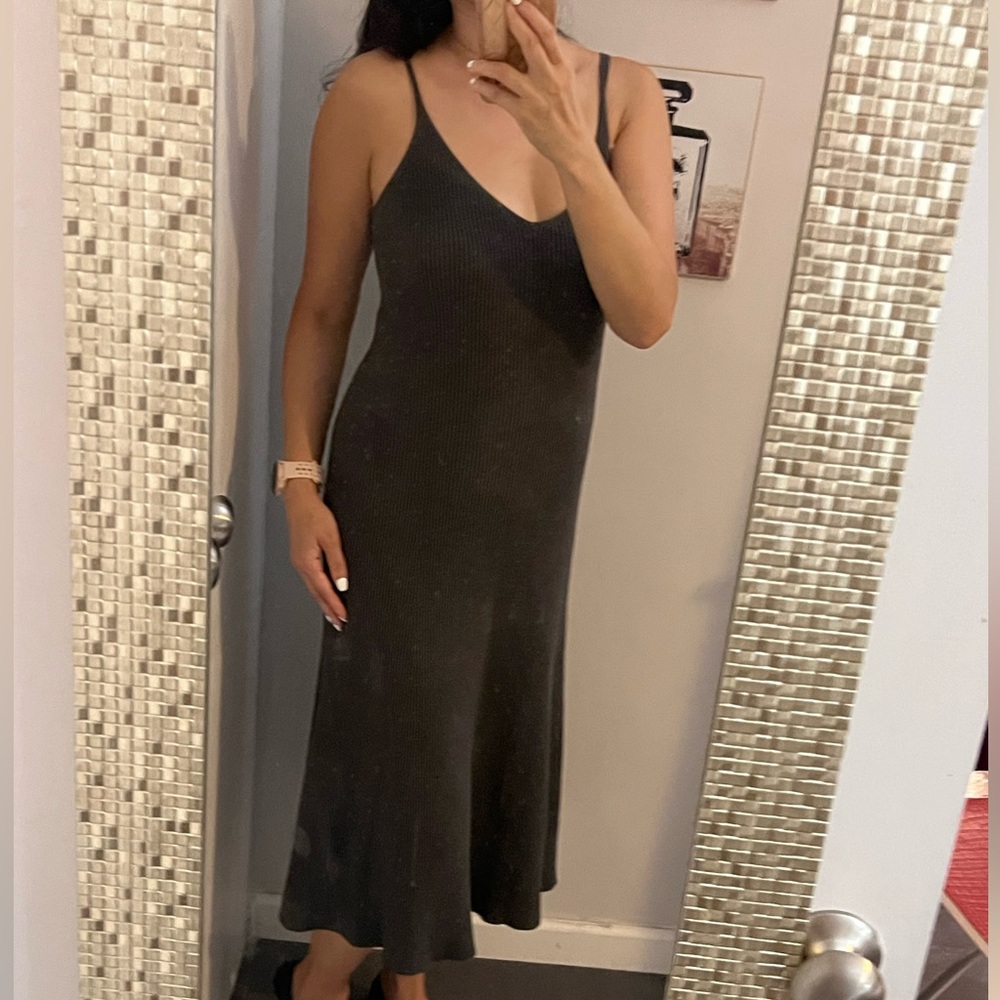 Mango Charcoal Dress